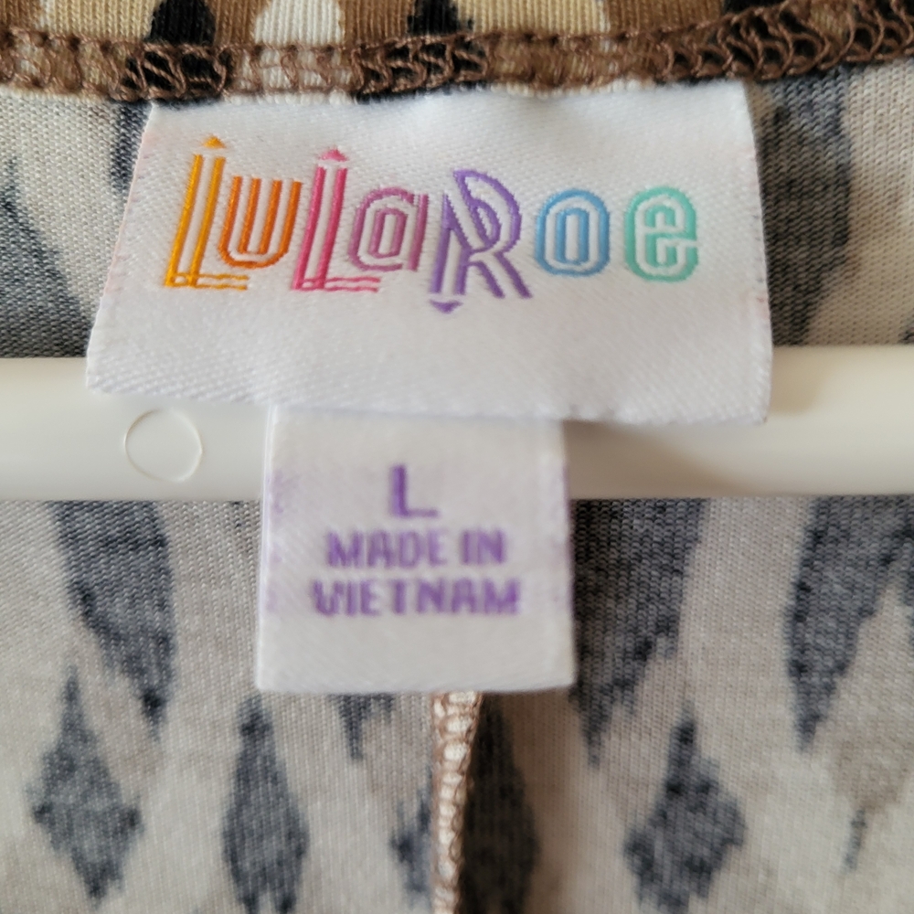LuLaRoe Black and White Diamond Maxi Dress - Picture 4 of 4